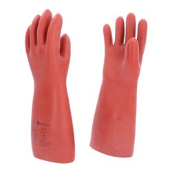 KS Tools Elektriker-Schutzhandschuh mit mechanischen und thermischen Schutz, Größe 10, Klasse 3, rot 10117.0013