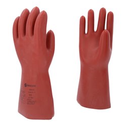 KS Tools Elektriker-Schutzhandschuh mit mechanischen und thermischen Schutz, Größe 11, Klasse 0, rot 11117.0088