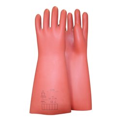 KS Tools Elektriker-Schutzhandschuh mit mechanischen und thermischen Schutz, Größe 12, Klasse 0, rot 12117.0009