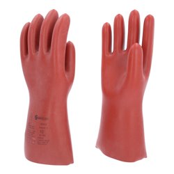 KS Tools Elektriker-Schutzhandschuh mit mechanischen und thermischen Schutz, Größe 12, Klasse 0, rot 12117.0089