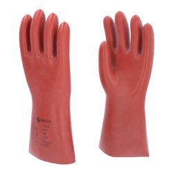 KS Tools Elektriker-Schutzhandschuh mit mechanischen und thermischen Schutz, Größe 12, Klasse 0, rot 12117.0089