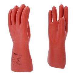 KS Tools Elektriker-Schutzhandschuh mit mechanischen und thermischen Schutz, Größe 12, Klasse 2, rot
