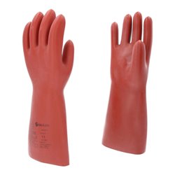 KS Tools Elektriker-Schutzhandschuh mit mechanischen und thermischen Schutz, Größe 11, Klasse 0, rot 11117.0008