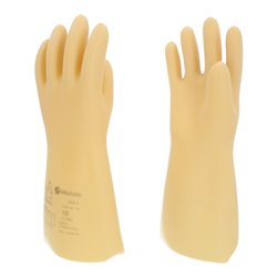 KS Tools Elektriker-Schutzhandschuh mit Schutzisolierung, Größe 10, Klasse 2, weiß
