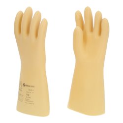 KS Tools Elektriker-Schutzhandschuh mit Schutzisolierung, Größe 10, Klasse 2, weiß