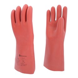 KS Tools Elektriker-Schutzhandschuh mit mechanischen und thermischen Schutz, Größe 12, Klasse 3, rot 12117.0015