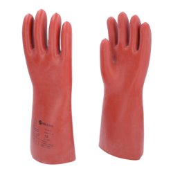 KS Tools Elektriker-Schutzhandschuh mit mechanischen und thermischen Schutz, Größe 12, Klasse 2, rot 12