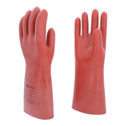 KS Tools Elektriker-Schutzhandschuh mit mechanischen und thermischen Schutz, Größe 12, Klasse 2, rot 12