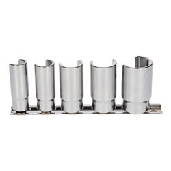 KS Tools 3/8 Zoll Spezial-Winkel-Rohrverbinder-Stecknuss-Satz, 5-tlg