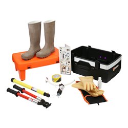 KS Tools Mobiles Rettungsset für max. 36 kV, 10-tlg