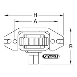 KS Tools Motor-Durchdrehvorrichtung für Iveco