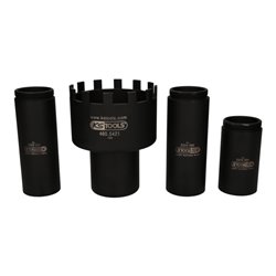 KS Tools Nutmuttern-Schlüssel-Satz mit 3 Führungsrohren für Mercedes, D. 105,5 mm , 4-tlg