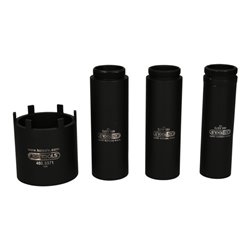 KS Tools Nutmuttern-Schlüssel-Satz mit 3 Führungsrohren für Mercedes, D. 63 mm, 4-tlg