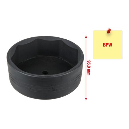 KS Tools Achsmuttern-Schlüssel für BPW, 8-kant, 120 mm