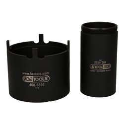KS Tools Nutmuttern-Schlüssel-Satz mit Führungsrohr für MAN, D. 92 mm , 2-tlg