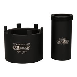 KS Tools Nutmuttern-Schlüssel-Satz mit Führungsrohr für Mercedes, D. 75 mm , 2-tlg