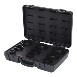 KS Tools Nutmuttern-Schlüssel-Satz, Zapfen aussen liegend, 9-tlg