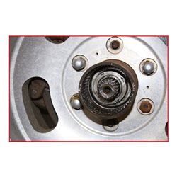 KS Tools Nutmuttern-Schlüssel-Satz, Zapfen aussen liegend, 9-tlg