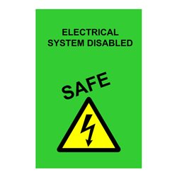 KS Tools Poster - Gesichert, grün