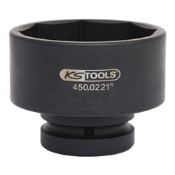 KS Tools 1 Zoll Achsmuttern-Schlüssel für Scania 8-kant, 80 mm