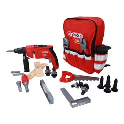 KS Tools Werkzeug-Rucksack für Kinder mit Sortiment, 25-tlg