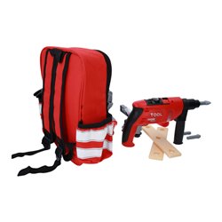 KS Tools Werkzeug-Rucksack für Kinder mit Sortiment, 25-tlg