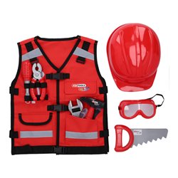 KS Tools Werkzeug-Weste für Kinder mit Sortiment, 9-tlg