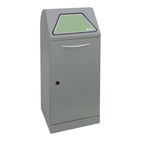 Stumpf Sortsystem Modul-Vario 75 graualu-struktur, verzinkter Innenbehälter, 75 Liter