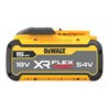 DEWALT 54 / 18 Volt Li-Ion Akku mit 270 Wh bzw. mit bis zu 15 Ah DCB549-XJ