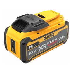 DEWALT 54 / 18 Volt Li-Ion Akku mit 270 Wh bzw. mit bis zu 15 Ah DCB549-XJ