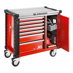 Facom Fahrbare Werkbank 7 Schubfächer - 3 Module pro Schubfach JET.T7M3A