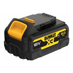 DEWALT 18 Volt / 5 Ah XR Ersatz-Akku mit speziellem Gehäuseschutz gegen Säuren und Chemikalen DCB184G-XJ