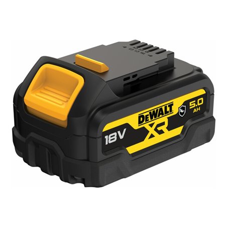 DEWALT 18 Volt / 5 Ah XR Ersatz-Akku mit speziellem Gehäuseschutz gegen Säuren und Chemikalen DCB184G-XJ