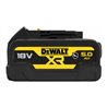 DEWALT 18 Volt / 5 Ah XR Ersatz-Akku mit speziellem Gehäuseschutz gegen Säuren und Chemikalen DCB184G-XJ
