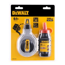 DEWALT Schlagschnur-Set 30m mit roter Kreide DWHT47408-0