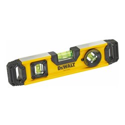 DEWALT Torpedo-Hohlprofil-Wasserwaage 25cm rotierbare Libelle DWHT0-43003
