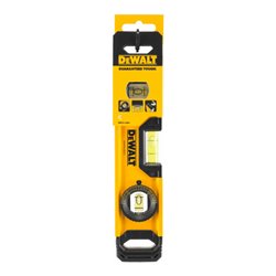 DEWALT Torpedo-Hohlprofil-Wasserwaage 25cm rotierbare Libelle DWHT0-43003