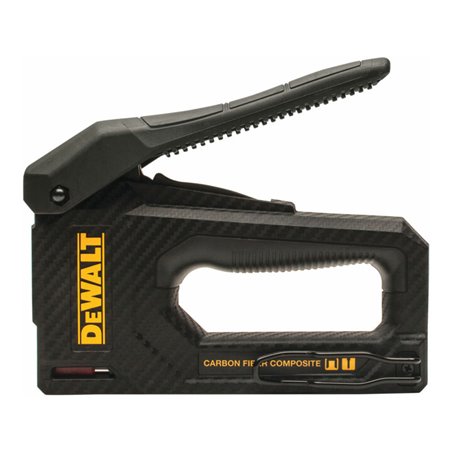 DEWALT 2-in-1 Karbonfaser Handtacker und Nagler für 6-14mm Klammern und 12, 15mm Stiftnägel Typ 18 DWHT80276-0