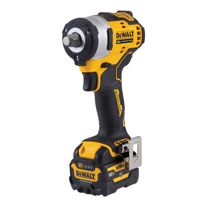 DEWALT 12 Volt / 5 Ah Akku-Schlagschrauber (1/2') mit 340 Nm, in spezieller Automotive- und Industrieausführung DCF901P1G-QW