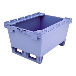 Bito Mehrwegbehälter Doppelboden Stapelleisten blau