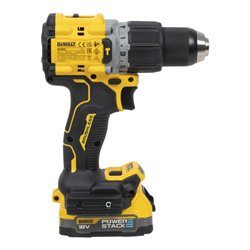 DEWALT 18V XR Akku-Schlagbohrschrauber (bürstenlos) inkl. 2x Powerstack Akku (18 Volt / 1,7 Ah) mit Pouch-Akku Technologie DCD80