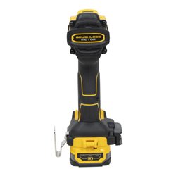DEWALT 18V XR Akku-Schlagbohrschrauber (bürstenlos) inkl. 2x Powerstack Akku (18 Volt / 1,7 Ah) mit Pouch-Akku Technologie DCD80