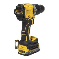 DEWALT 18V XR Akku-Schlagbohrschrauber (bürstenlos) inkl. 2x Powerstack Akku (18 Volt / 1,7 Ah) mit Pouch-Akku Technologie DCD80