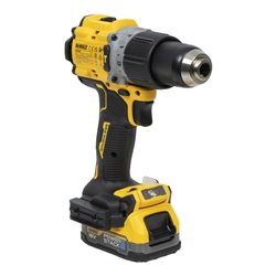 DEWALT 18V XR Akku-Schlagbohrschrauber (bürstenlos) inkl. 2x Powerstack Akku (18 Volt / 1,7 Ah) mit Pouch-Akku Technologie DCD80