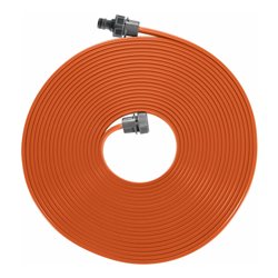 GARDENA Schlauch-Regner, orange, komplett mit Armaturen, Länge 15 m