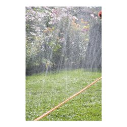 GARDENA Schlauch-Regner, orange, komplett mit Armaturen, Länge 15 m