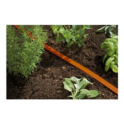 GARDENA Schlauch-Regner, orange, komplett mit Armaturen, Länge 15 m