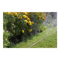 GARDENA Schlauch-Regner, braun, Länge 15 m