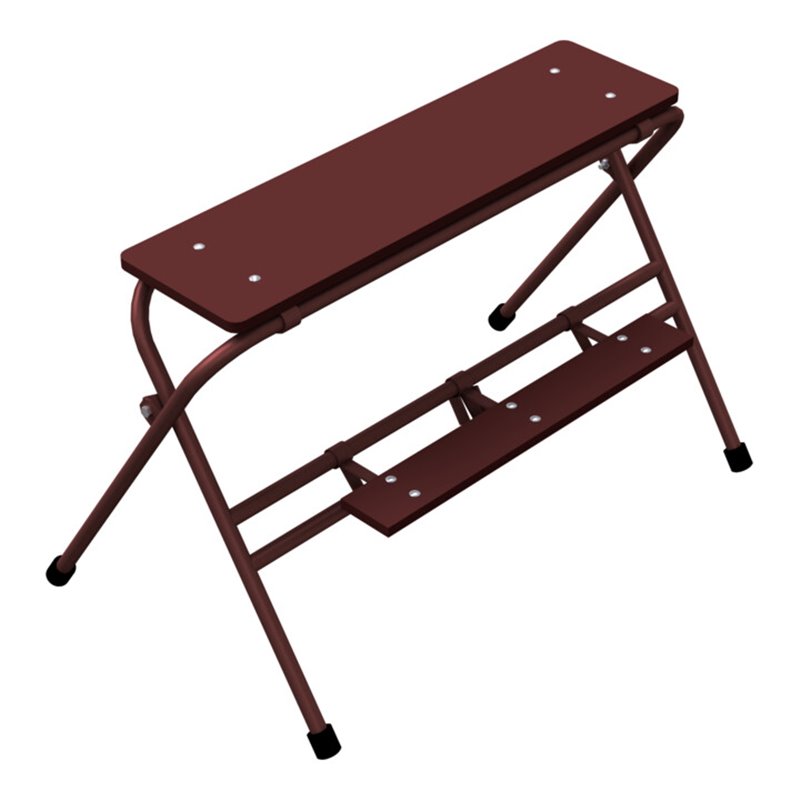 Schake Arbeitstritt, lackiert, 2 Stufen, Breite: 1,00 m Höhe: 0,70 m