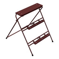 Schake Arbeitstritt, lackiert, 3 Stufen, Breite: 1,00 m Höhe: 1,20 m